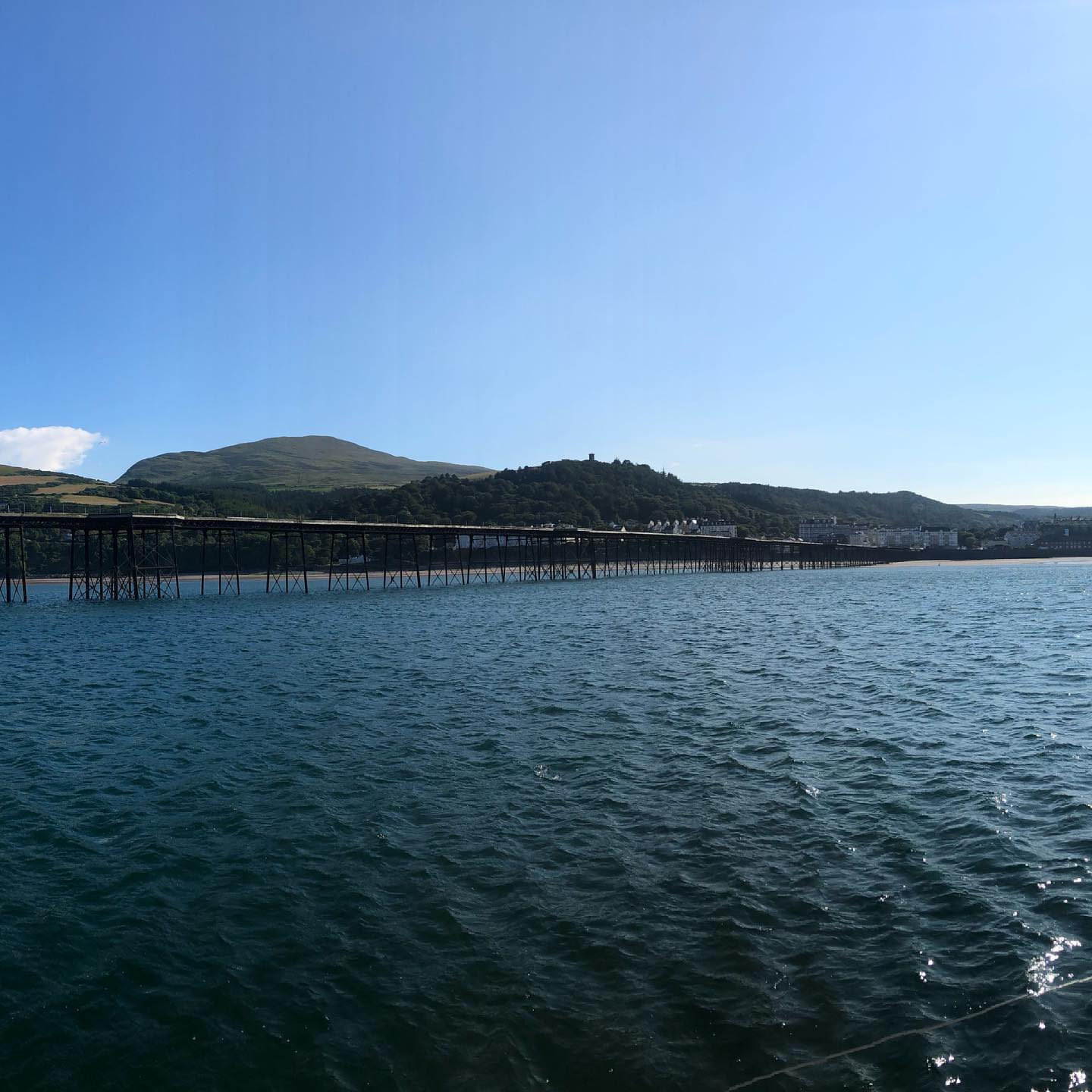 nice cruise to #Peel, some fresh steaks for my first mate #sailing #cooking #isleofman #ramsey
