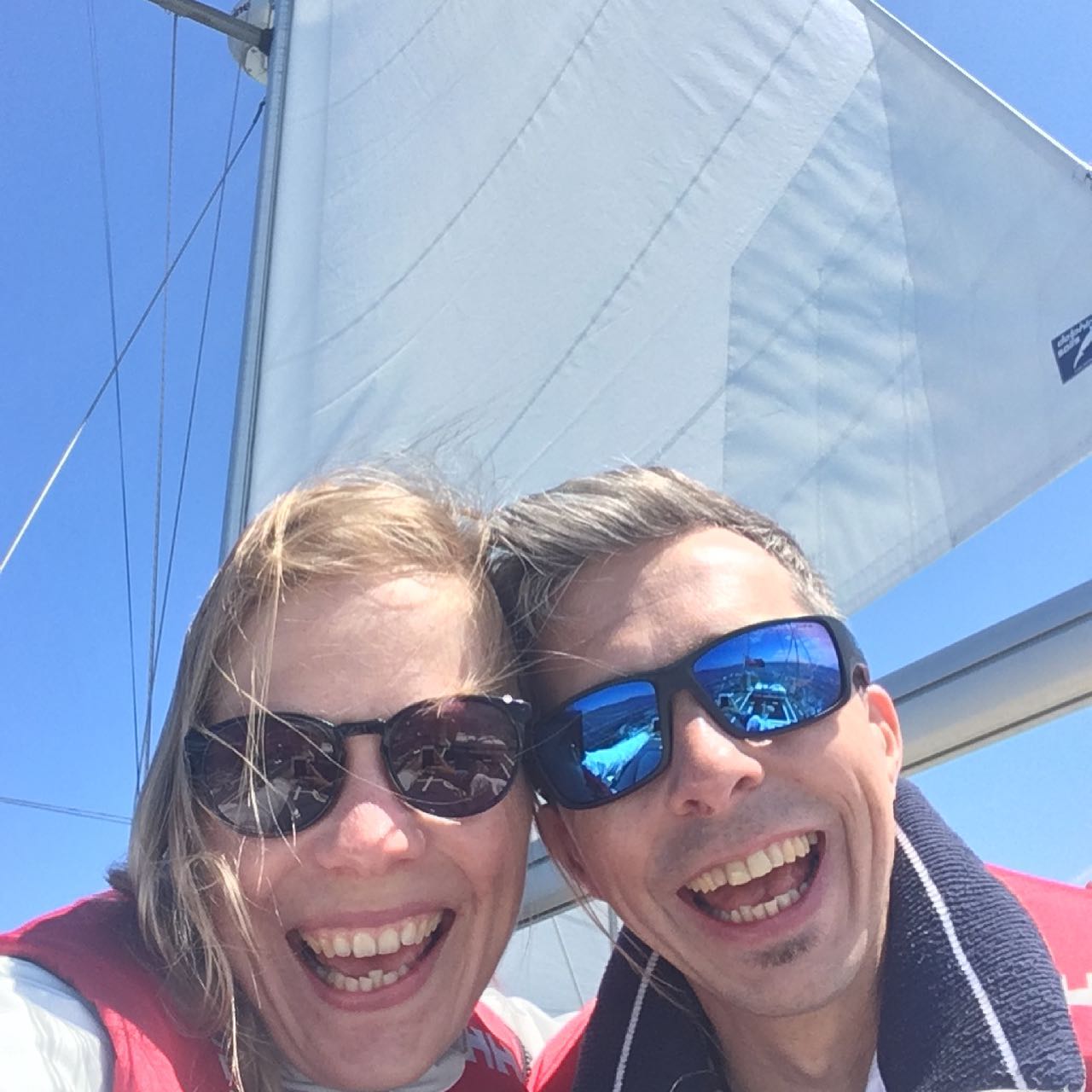 nice cruise to #Peel, some fresh steaks for my first mate #sailing #cooking #isleofman #ramsey