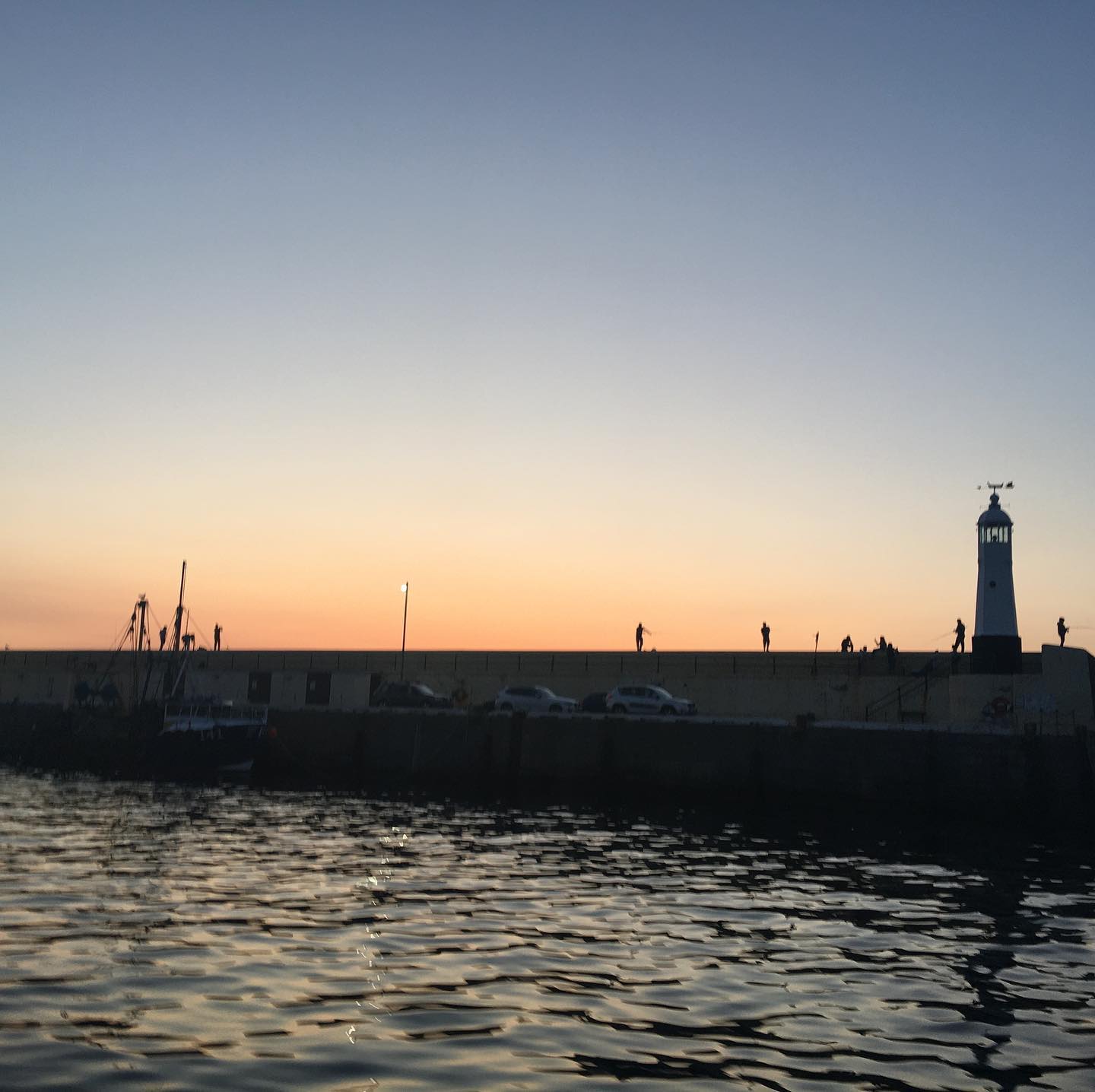 Tiny sunset and fishing cruise in the sunset city Peel #sunset #sailing #Peel https://sy.lagertha.im