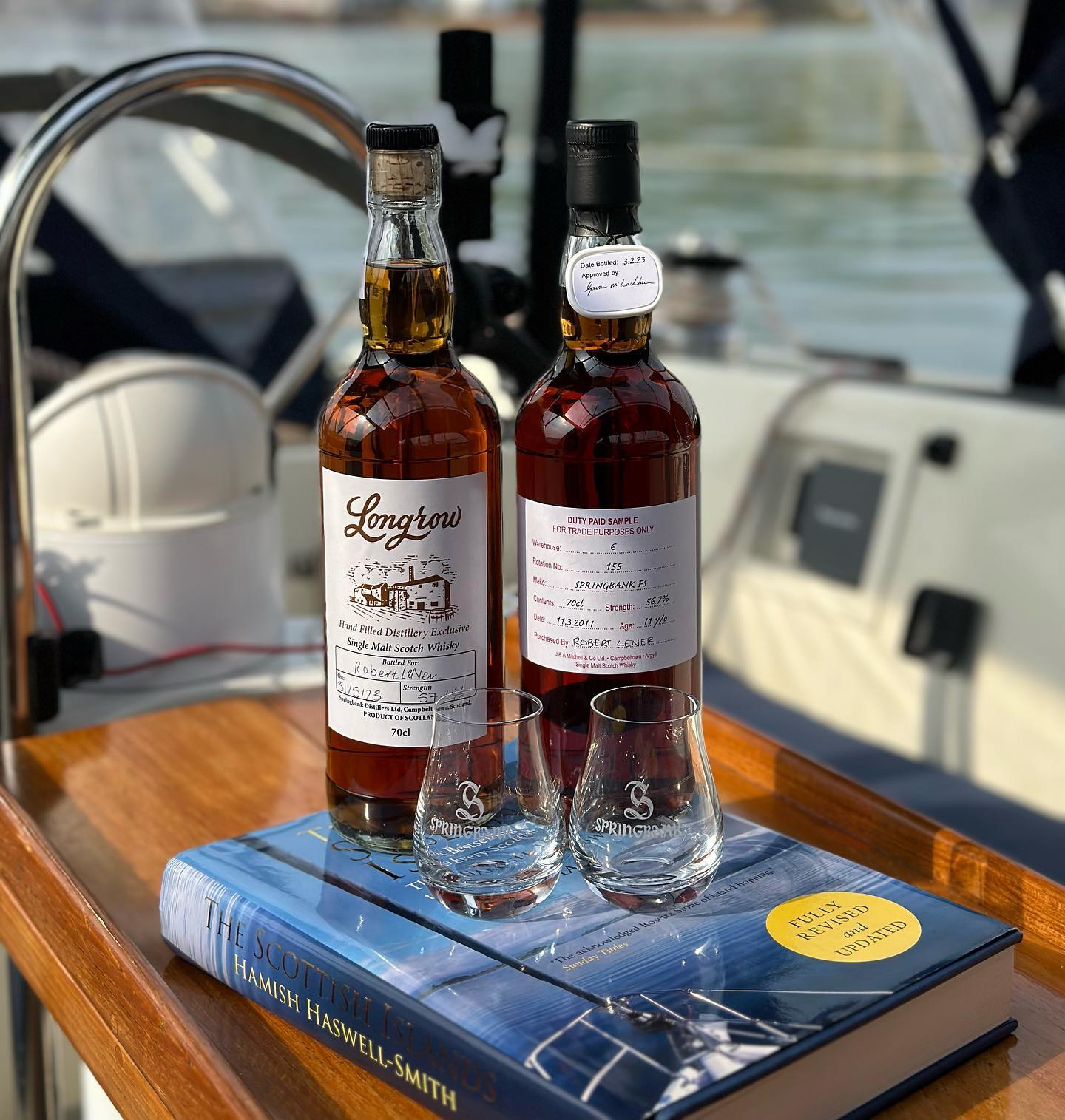 Enjoying a very rare drop of Whisky 🥃 only available at the #springbankdistillery Luckily our sailing yacht is registered for a tonnage of 16 39/100, so we can get much more whisky along our tour 😅 #whiskey #scotland #scotishwhisky #sailinstagram #sailinglife #whisky