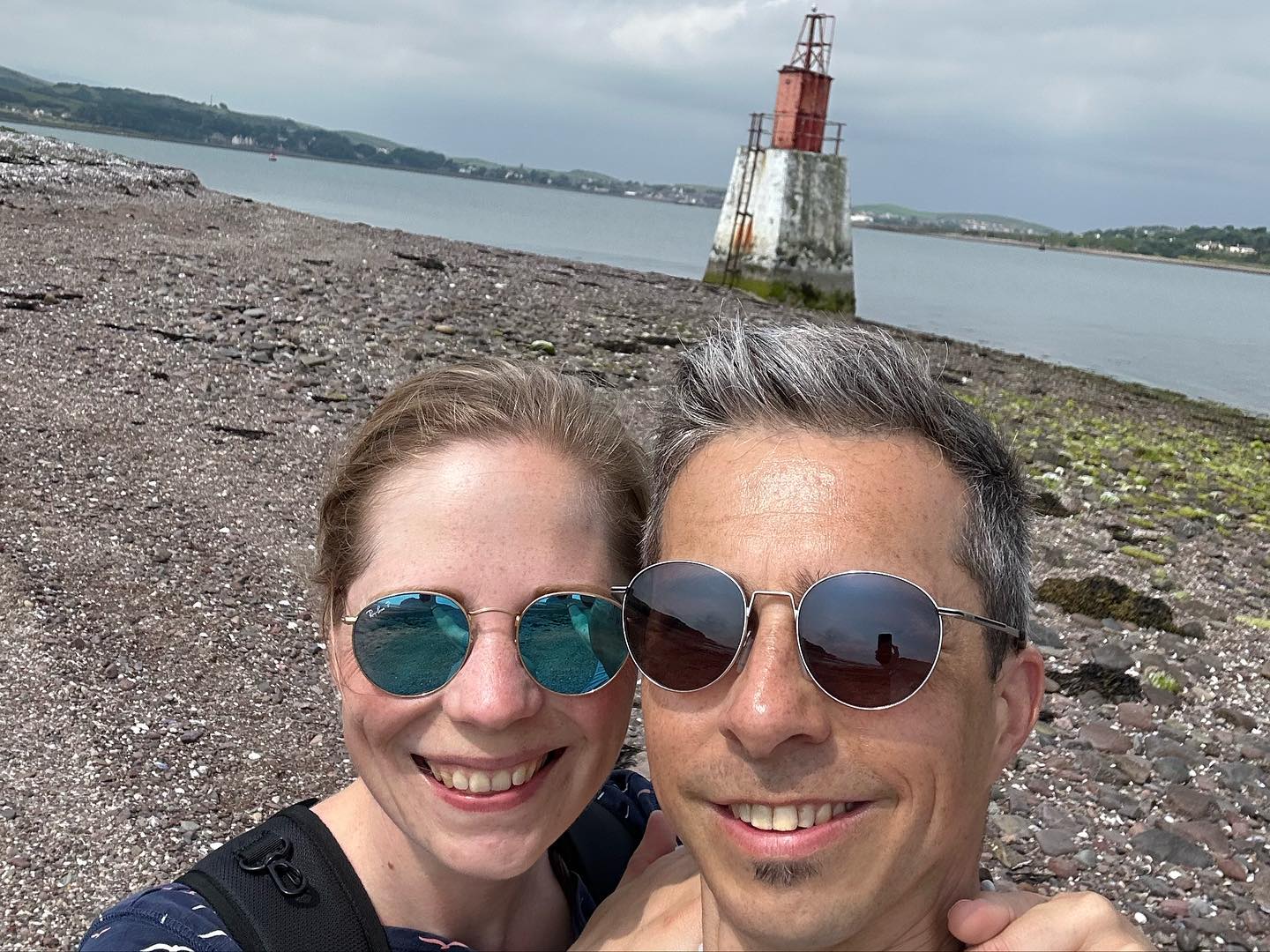 A long walk today from the Campbeltown Marina to the tidal island Davaar Island. Nice Lighthouse, Holiday Lodges and a cave painting from 1887 (repainted) #davaarisland #scotland #sailingscotland #sailinglife #sailinglifestyle
