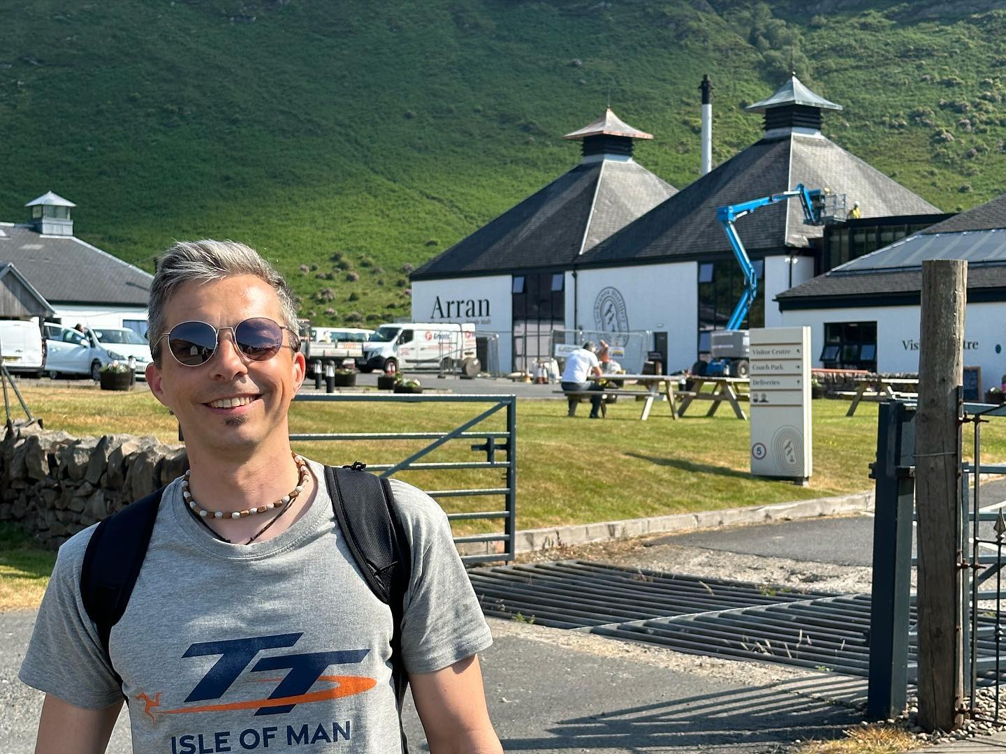 Next on the Scottish Whisky 🥃 tour. Tasting like a pro 😎⛵️ #arrandistillery #scotlandwhisky #sailinglife #sailinglifestyle #argyll #oceanlord #westerly #whisky