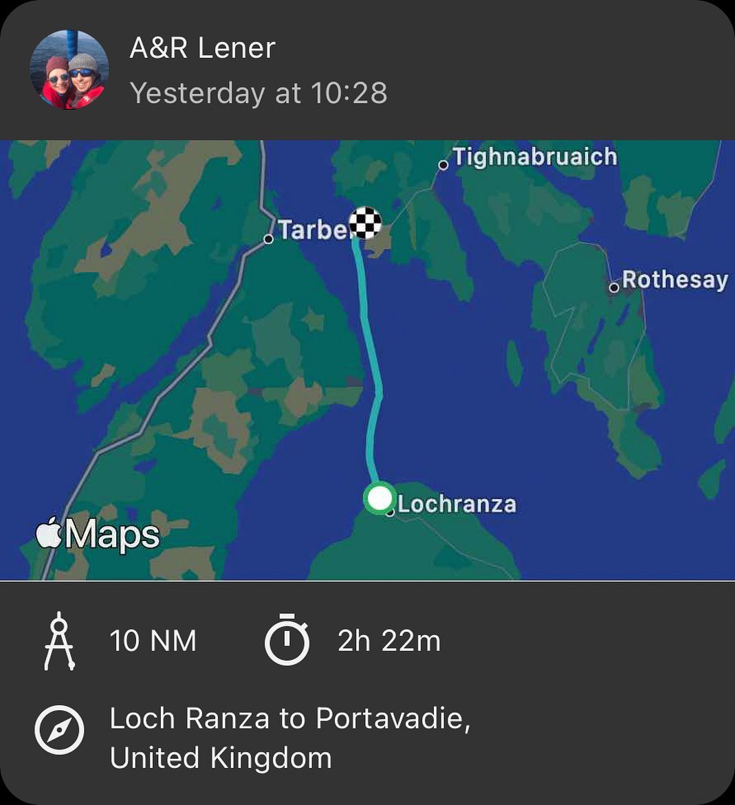 Lochranza to Portavadie #sail #sailing #potavadie #scotland #lochfyne #segeln #sailboalife #westerly #oceanlord #digitalnomads