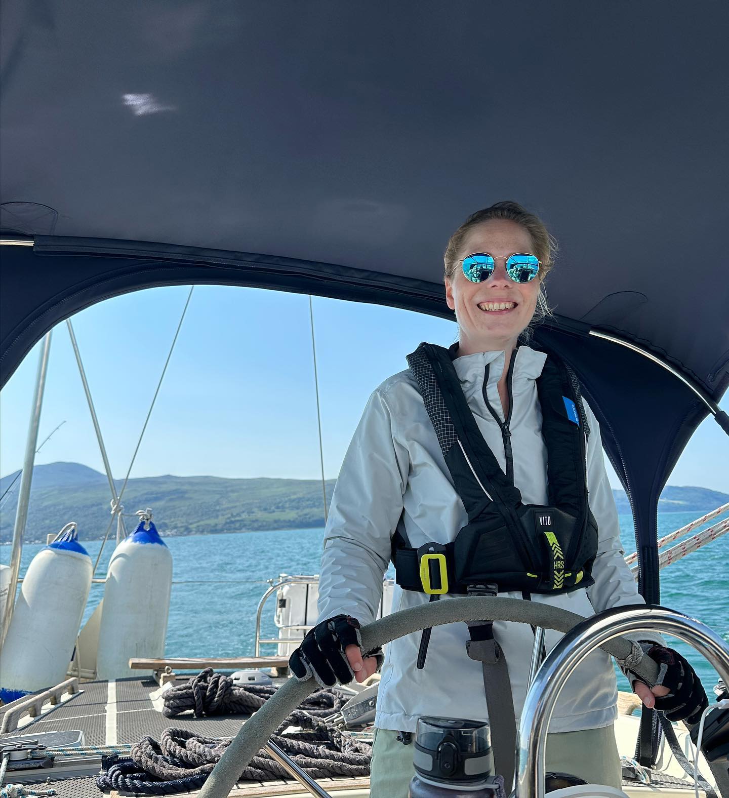 Lochranza to Portavadie #sail #sailing #potavadie #scotland #lochfyne #segeln #sailboalife #westerly #oceanlord #digitalnomads