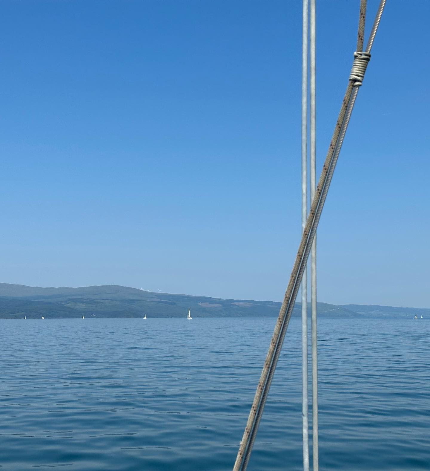 Lochranza to Portavadie #sail #sailing #potavadie #scotland #lochfyne #segeln #sailboalife #westerly #oceanlord #digitalnomads