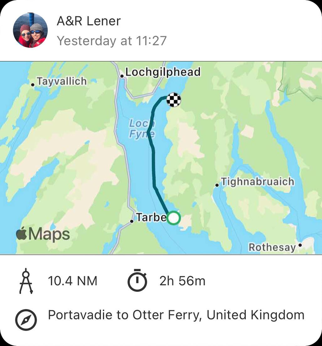 Tabert Marina to Otter Ferry, not much wind but beautiful scenery! 🖼️ #otterferry #upperlochfyne #sailing #sailingscotland #digitalnomad #boatlife