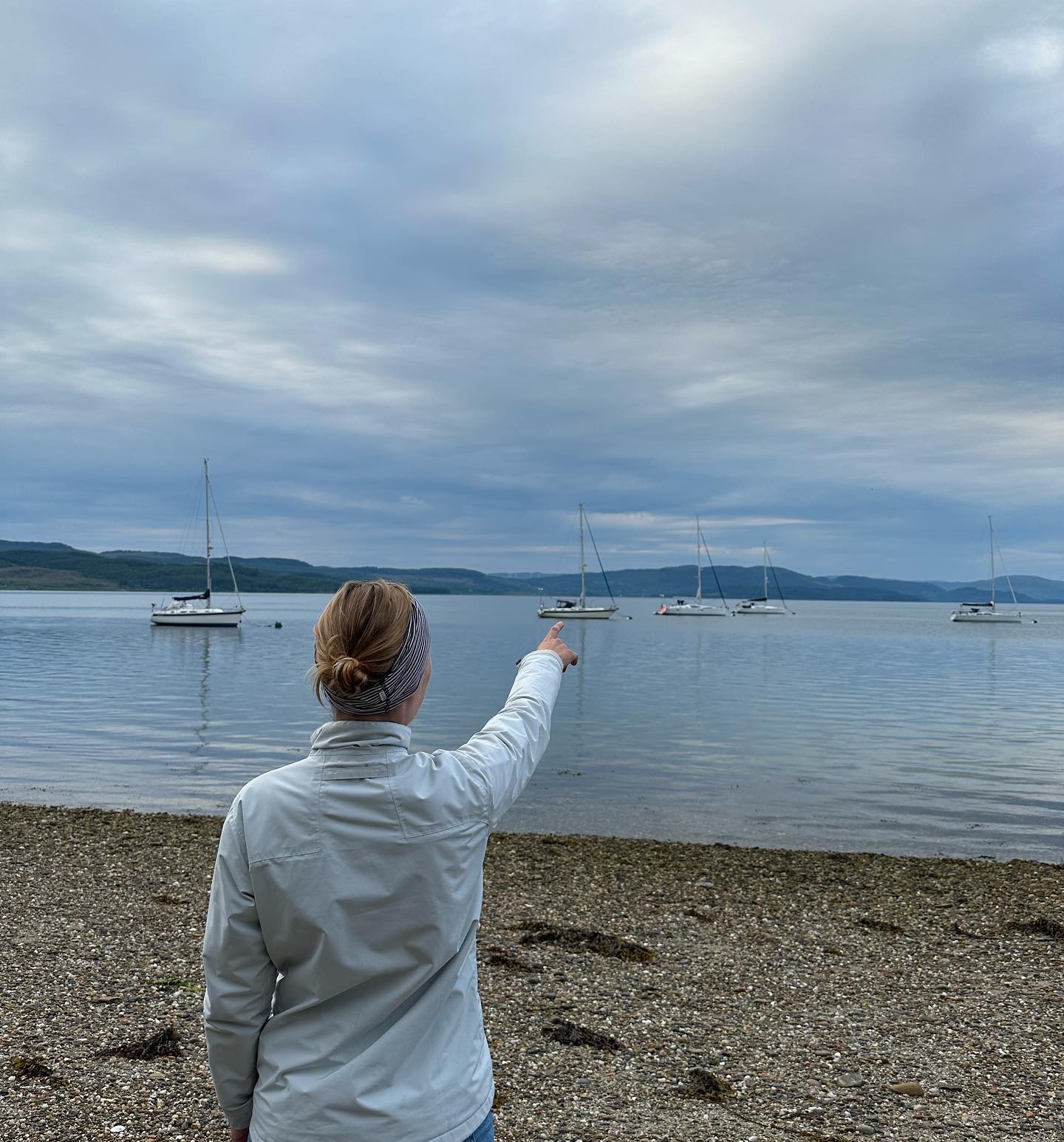 Tabert Marina to Otter Ferry, not much wind but beautiful scenery! 🖼️ #otterferry #upperlochfyne #sailing #sailingscotland #digitalnomad #boatlife