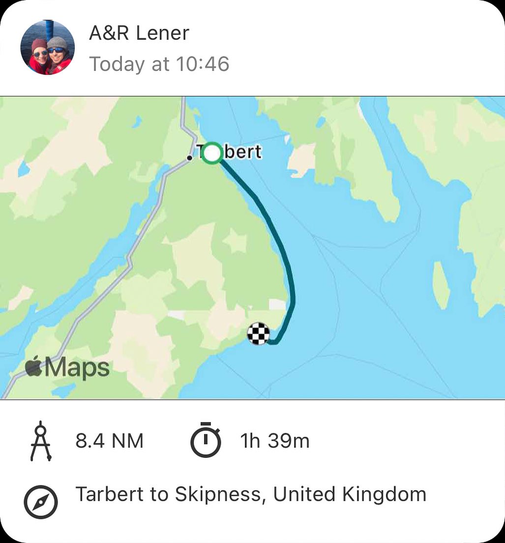 A wet start from Tarbert to Skipness. Dropped the anchor ⚓️ in the bay to visit Skipness Castle and for lunch @skipnessseafoodcabin #skipness #skipnessseafoodcabin #skipnesscastle #kintyre #sailing #segeln #lovescotland