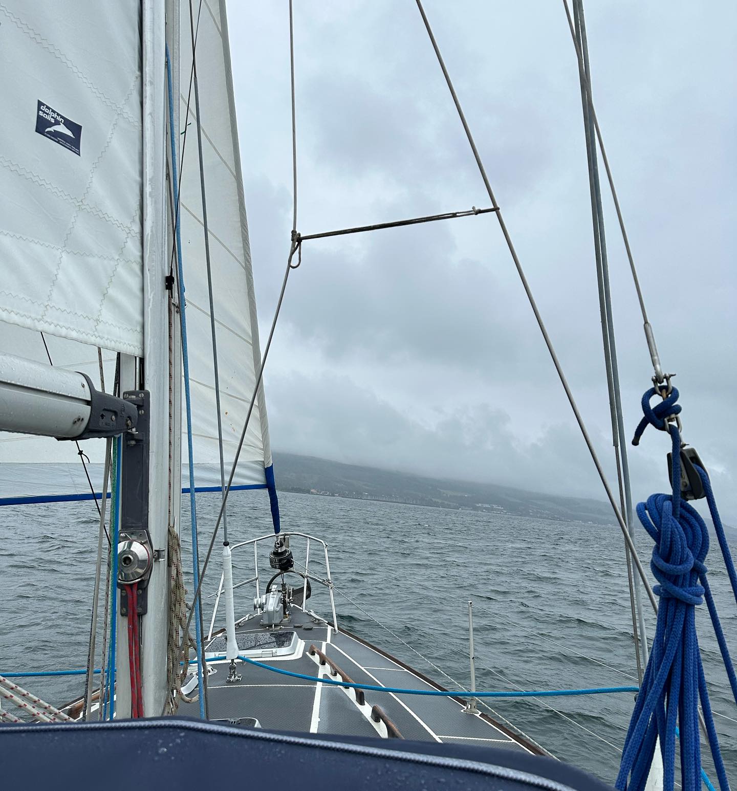 Rothesay to Largs accompanied by liquid sunshine ☀️ 🌧️ #sailing #scotland #segeln #schotland #liquidsunshine #largs #firthofclyde