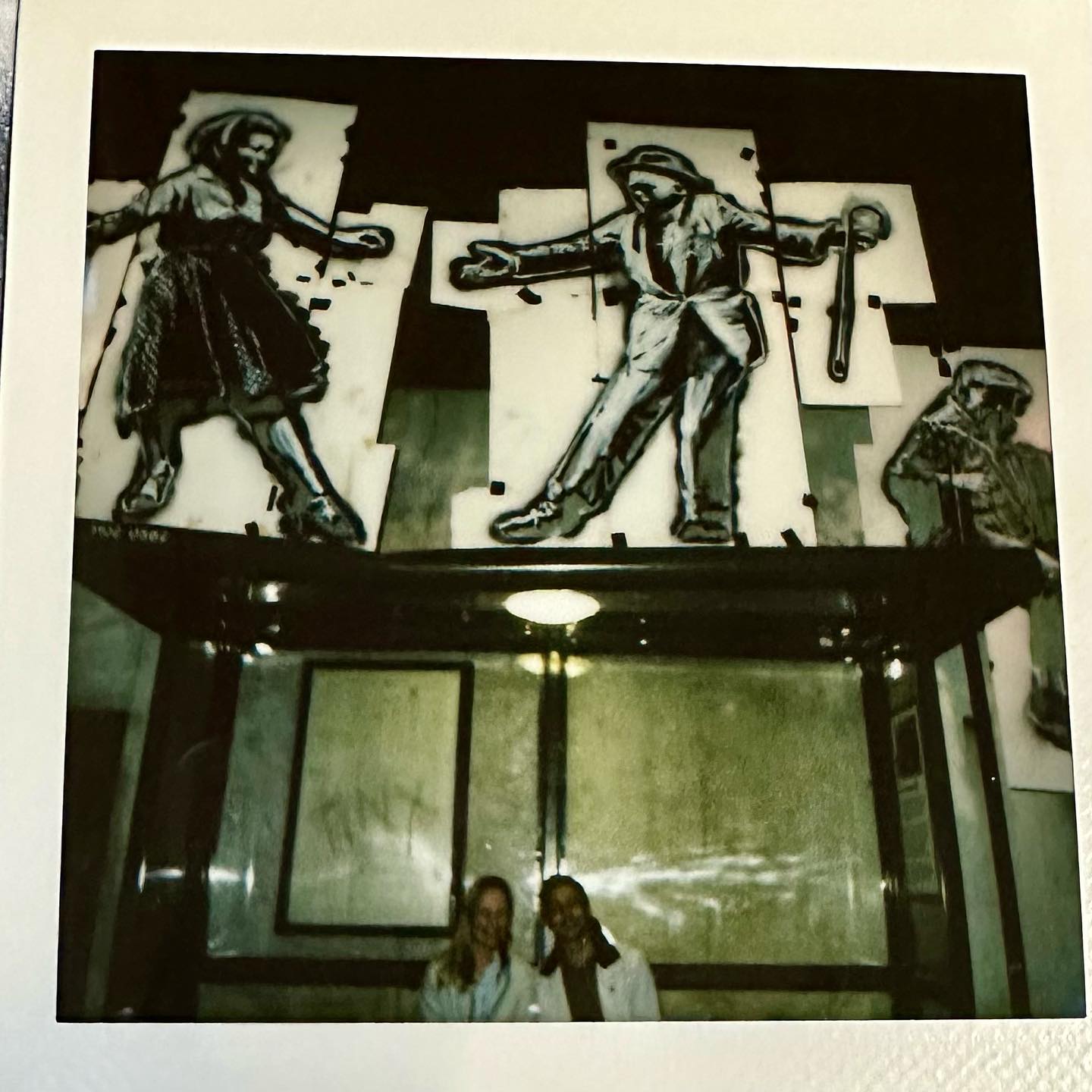 How lucky we are! 🥰We did a day trip to Glasgow to get into the Gallery of Modern Art where the first  Banksy exhibition of stencils from 1998-2023 is happening.  "I've kept these stencils hidden away for years, mindful they could be used as evidence in a charge of criminal damage. But that moment seems to have passed, so now I'm exhibiting them in a gallery as works of art. I'm not sure which is the greater crime" - Banksy #banksy #banksyartwork #sailinglife #sailscotland #scotland #glasgow #banksycutandrun #galleryofmodernart #galleryofmodernartglasgow