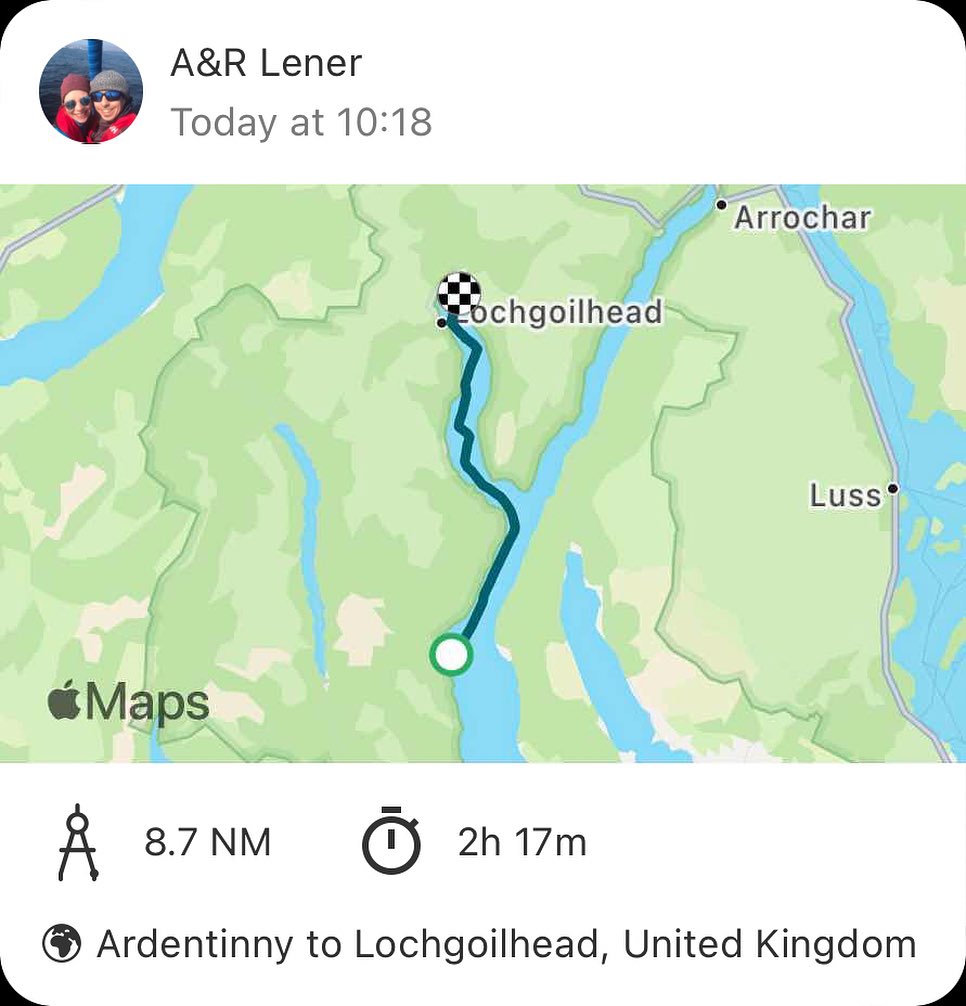 Ardentinny to Lochgoilhead, nice Sunday downwind sail and weather. #sailing #sailininstagram #segeln #sailingscotland #lochgoilhead