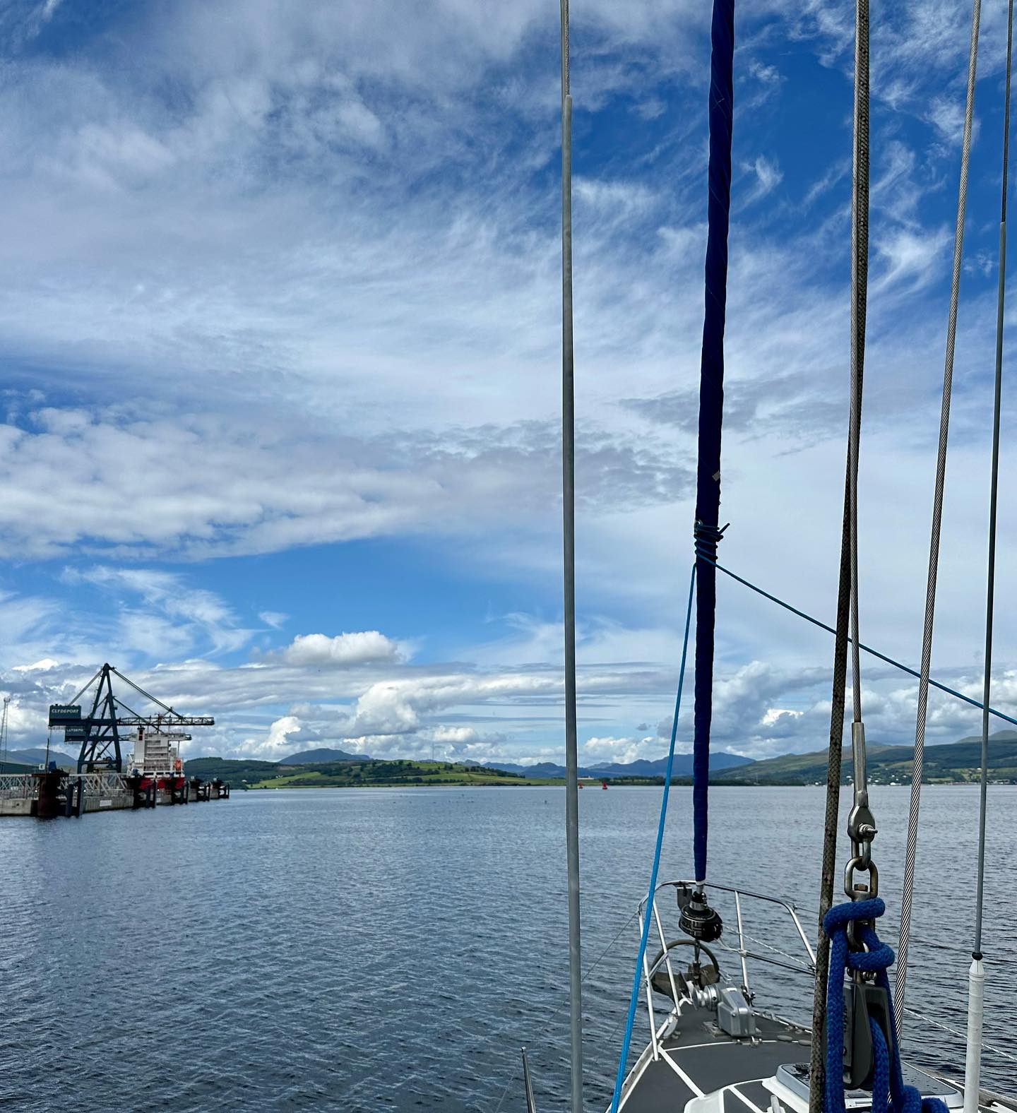 James Watt Dock, Greenock to Millport, Great Cumbrae #sailing #sail #segeln #scotland #greatcumbrae #millport #segelabenteuer #sailinglife #sailinglifestyle #clyde