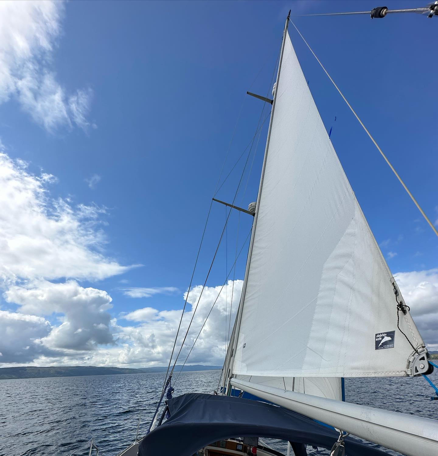 Millport to Portavadie for a short visit. We tried to sail as much as possible. #sailing #sailinstagram #segeln #scotland #sailingscotland #clyde #portavadie #bute