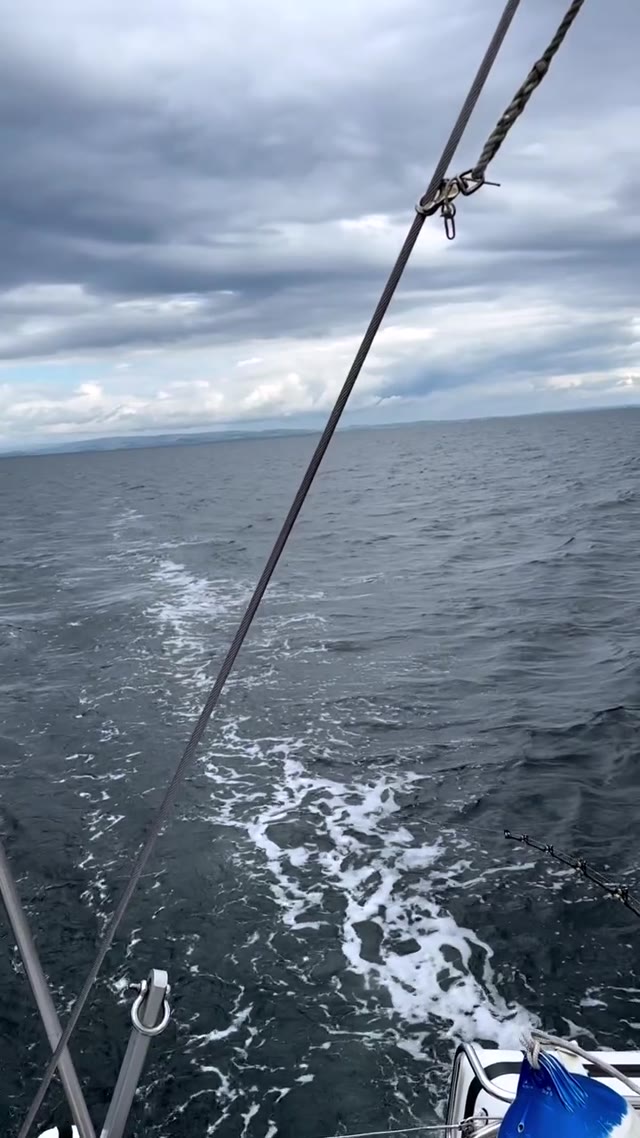 Brodick to Campbeltown. #sailing #sail #segeln #segelnmachtglücklich #sailinginstagram #westerlyyachts #westerlyoceanlord #argyll #scotland #sailingscotland #sailingadventure