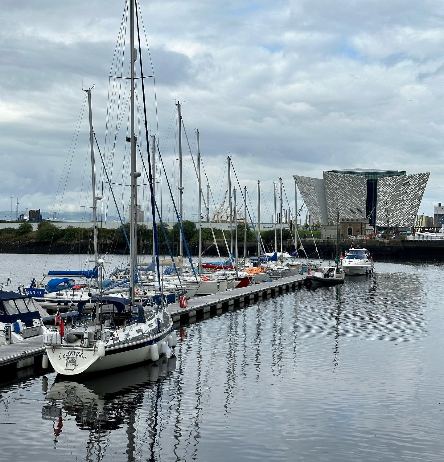 Glenarm to Belfast #sailingdreams #sailing #segeln #sailinglife #belfast #lovesailing #antrimcoast #belfastcity