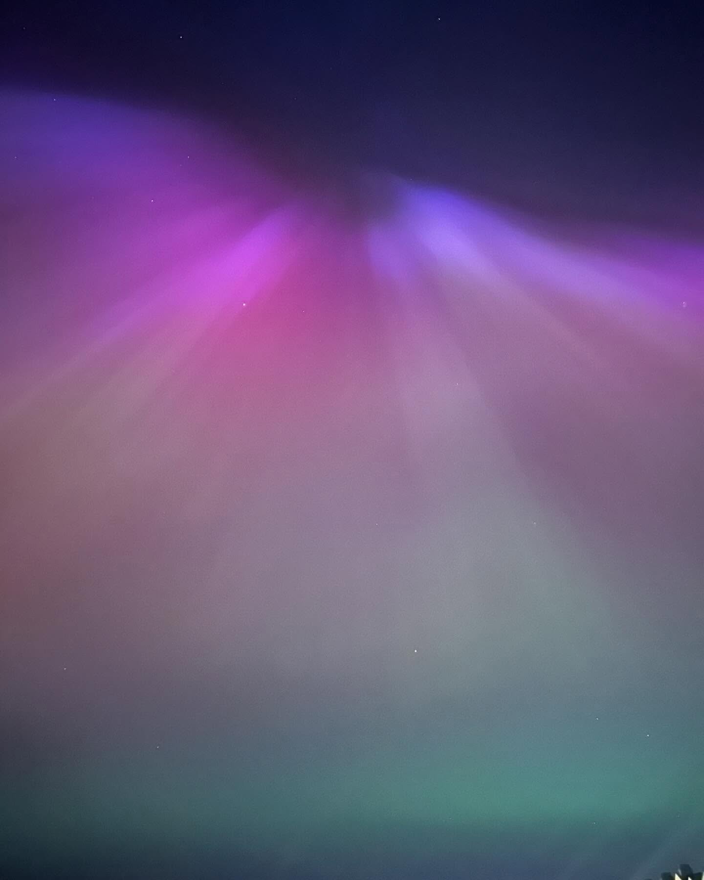 What a show tonight in front of our door! 😍 Aurora Borealis  . . . . #northernlights #aurora #auroraborealis #ramsey #isleofman #loveiom