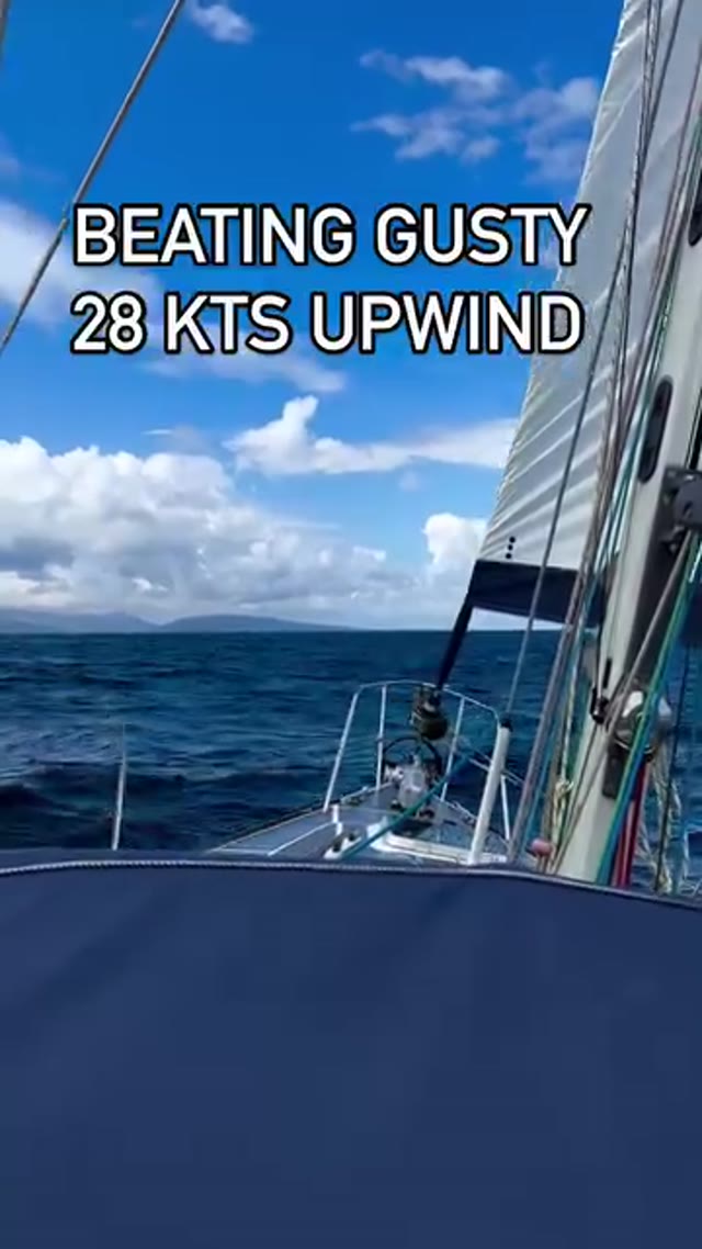 #upwindbeating #pointofsleat #sailinglife #challengingsail #strongwinds #boatlife #sailingcouple #scotland #westscotland #sailinglagertha #westerlyyachts #westerlyoceanlord #segeln