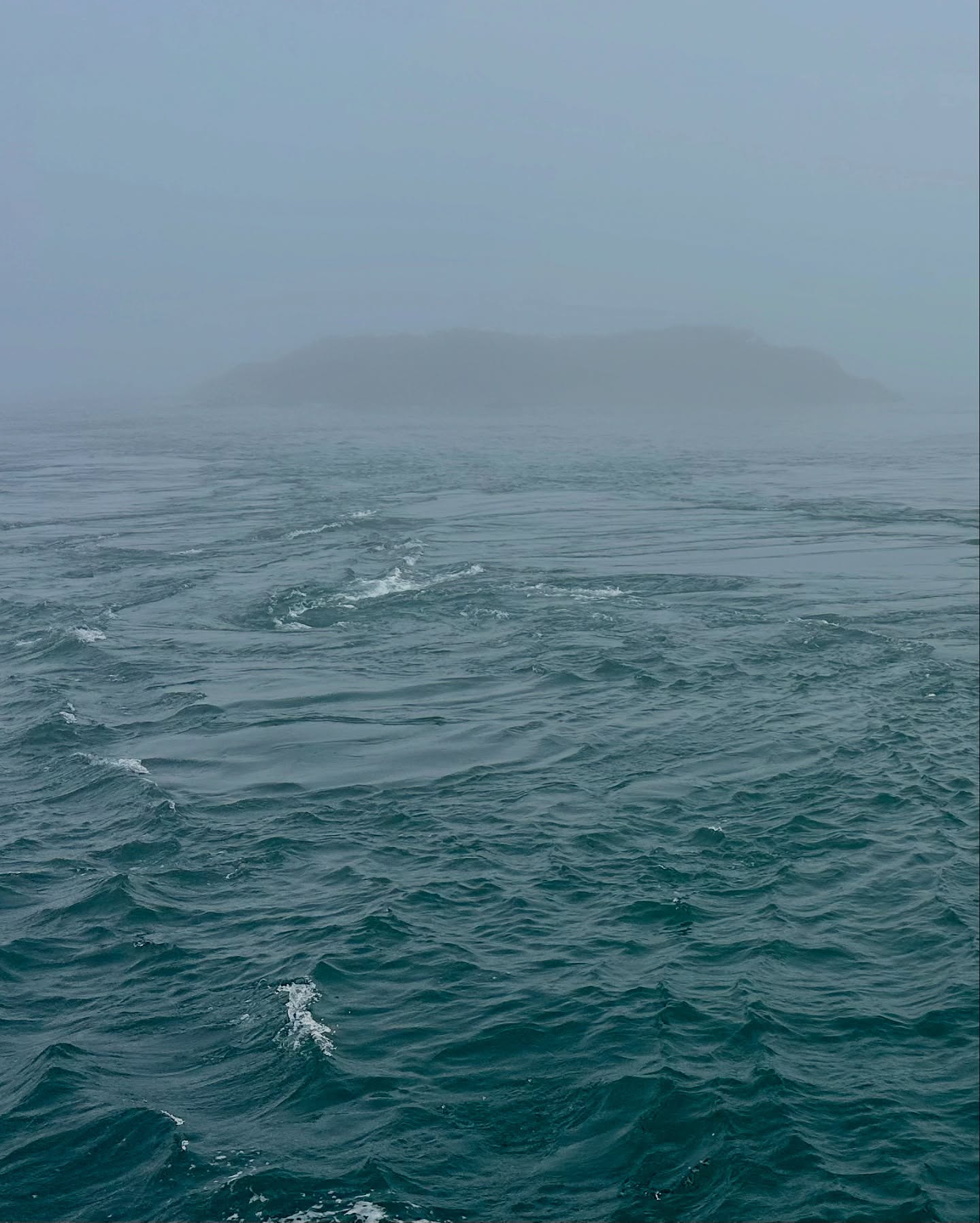 Porth Dinllean to St Tudwal's Island (Lunch stop) and finally to Pwllheli! Left the lovely anchorage at Porth Dinllaen and set course for Pwllheli, where Lagertha's getting new rigging. Although the sun was out, we saw nearly nothing, thick fog all the way. 😶‍🌫️🌞
Bardsey Sound was a proper test! Known for ripping tides, overfalls, and wild currents. Made even more exciting by near-zero visibility but luckily nearly no wind and a rather calm sea. The radar got a workout, and the boat turned sharply more than once as the very strong tidal streams took hold. Definitely kept us on our toes! 💨🌊 Our planning was right, we wouldn't like to be there in unfavourable conditions. 
Had to keep a sharp lookout for lobster pots, too. Hard to spot when you're sailing in a cloud. 🦞
Just before we arrived at St Tudwal's Island for our lunch stop, the fog cleared and the sun came out in full. Beautiful sunny day to anchor and breathe before timing the tide into Pwllheli Marina. Great sailing day and adventurers. 
#SailingLife #BardseySound #FoggyPassage #RadarTest #pwllhelibound #sailinglagertha #westerlyoceanlord #sailingyacht #uksailing #adventurelife #sailing #sailingboat #instasailing #sailinginstagram #boatlife #boatlifestyle #boat #sailors #liveaboardlife #sailinstagram #sailincouple  #explorers #travelcouple #cruising #wanderlust #vitaminsea #travel #floatinghome #oceanlife
