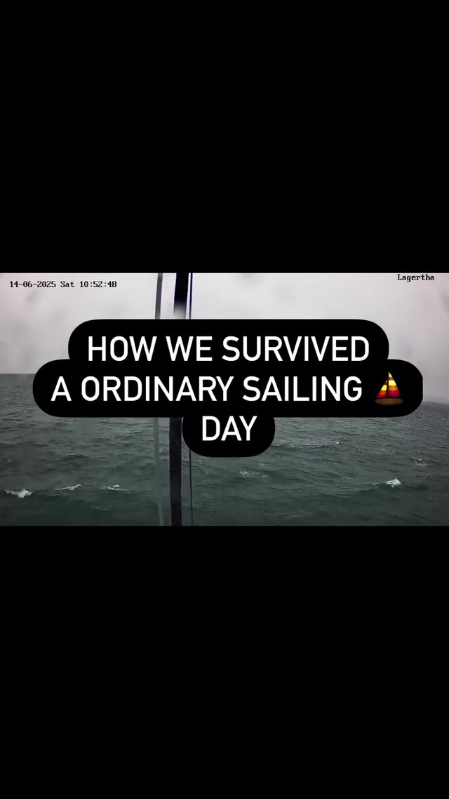 Managed to scrape ourselves away from Pwllheli after two great months there - lovely place for a break! Lagertha got some serious rigging TLC sorted while we were docked: a brand new standing rigging, new chain plates and a few shiny upgrades 🙌🏻 including a stay sail furler and a new spray hood and cockpit enclosure is up too - the old one took quite a battering in 2024 December’s storm! Now heading back to the IOM with 20 knots of true wind on the nose barrelling through the Bardsey Sound 📍 off North Wales. Let me tell you, the waves weren’t cooperating much today - all over the place and definitely not showing their proper height in these videos! It felt a bit like being tossed around in a washing machine out there 🤪. After we got out of that churning section though - switched off the engine after getting the genoa up. Put the gearbox into reverse (classic Max-Prop fold task)... and then couldn’t seem to wrestle the gear lever back into neutral 🤯! Had to turn the prop shaft manually with my hands just to get it sorted, which was definitely a bit of an emergency moment 😐. Added ‚gearbox investigation‘ to our to-do list. Next up, while we’re at it - the genoa didn’t quite furl completely! Seems like there were a few missing turns on the drum after all that rigging work, especially when it’s rolled tight in stronger winds. Anyway, arrived at Porthdinllaen anchorage 😌 and it was a beautiful sunny evening - perfect for recovering from the sea, getting some extra turns on the genoa furler drum and planning our next leg back to the Isle of Man. Sailing life? Never seems to get boring! 😉
#lagertha #sailinglagertha #westerlyoceanlord #sailingyacht #uksailing #adventurelife #isleofman #sailing #sailingboat #instasailing #sailinginstagram #boatlifestyle #boat #sailors #sailingcouple #explorers #digitalnomade #cruising #wanderlust #vitaminsea #travel #bardseysound #northwales #porthdinllaen #sailinglife #boatproblems #pwllheli #bardseyisland #bardseysound #porthdinllaen #seabreeze #britishisles