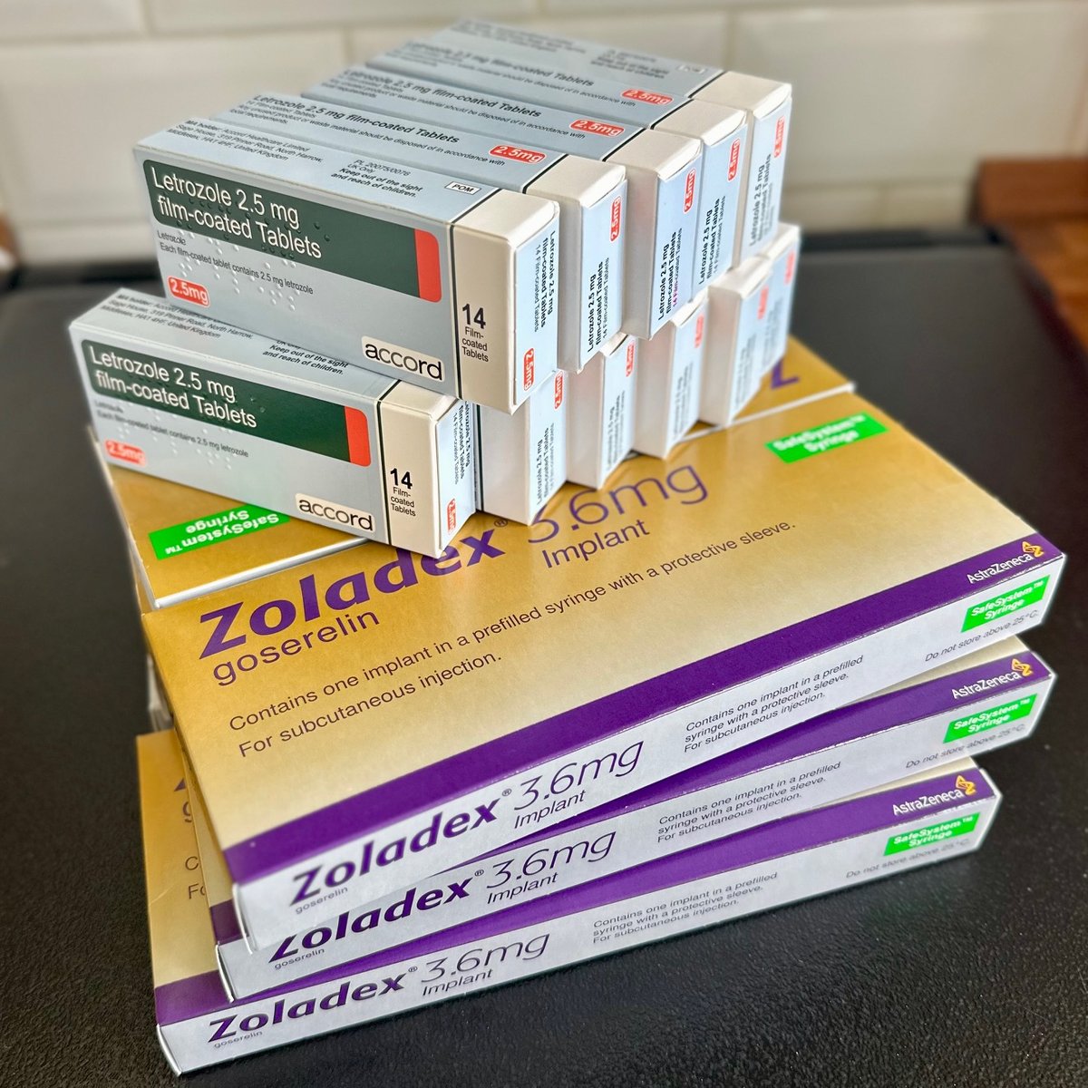Five months of medication stockpiled for the voyage