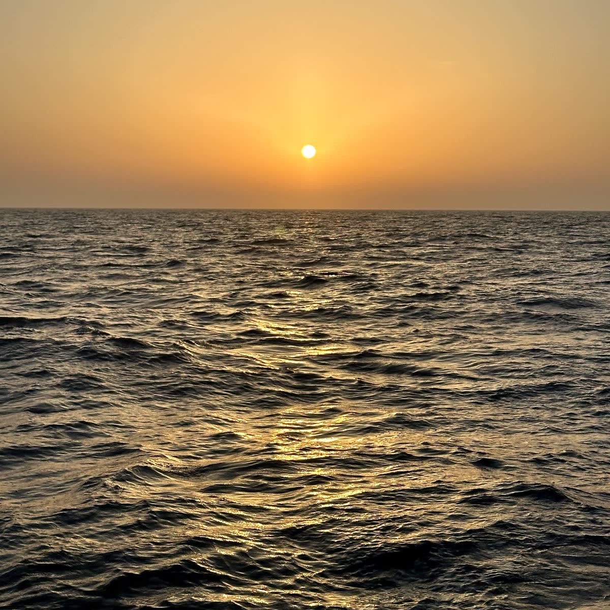 Sunset over the Channel