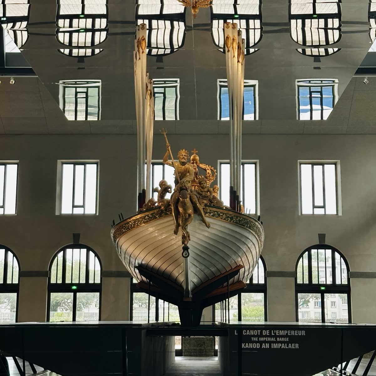 Royal barge at Musee 70.8