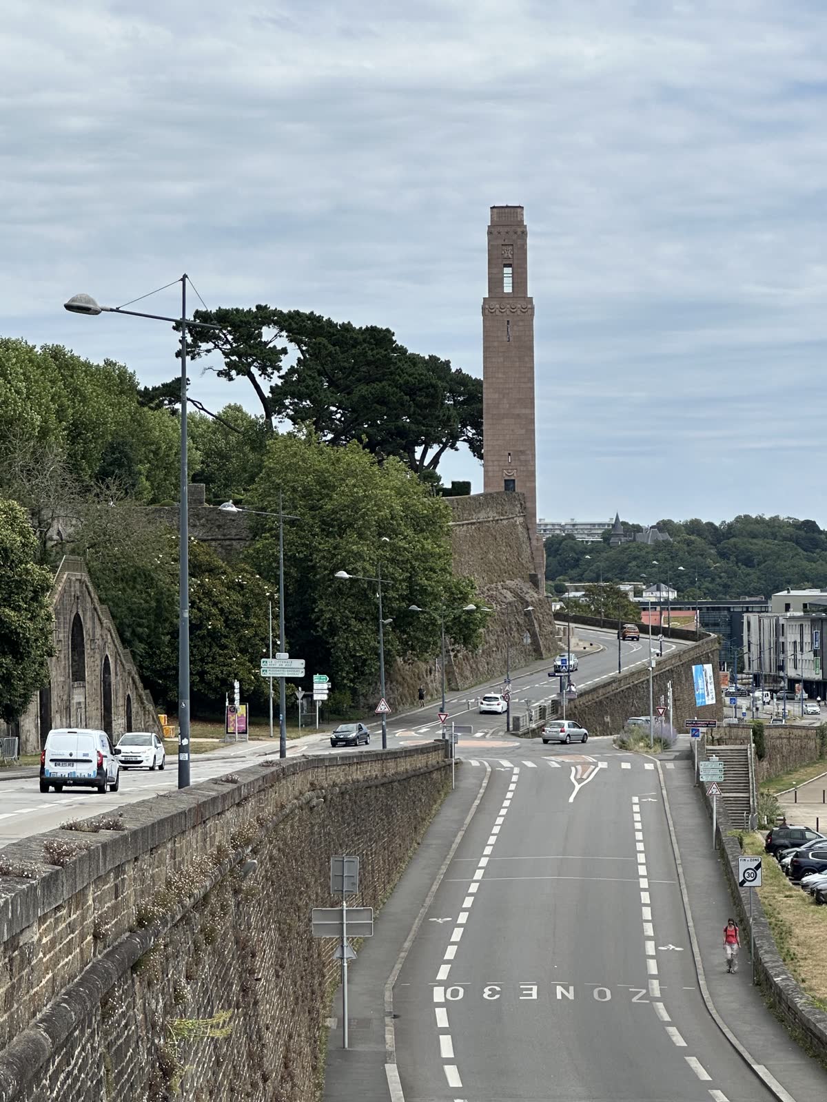 View near the Chateau de Brest