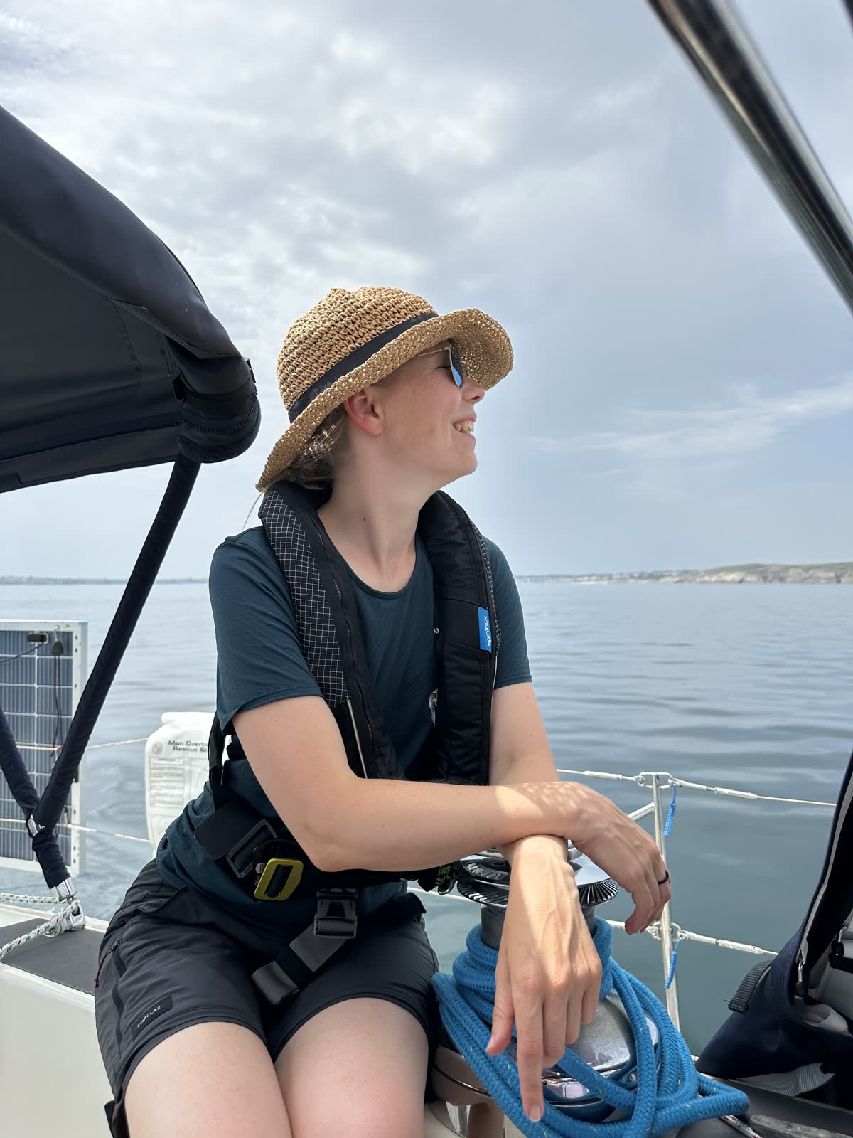Approaching the Brittany coast