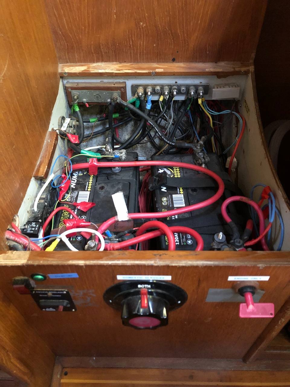 Full Lithium Rewire & Electrical Refit - Before